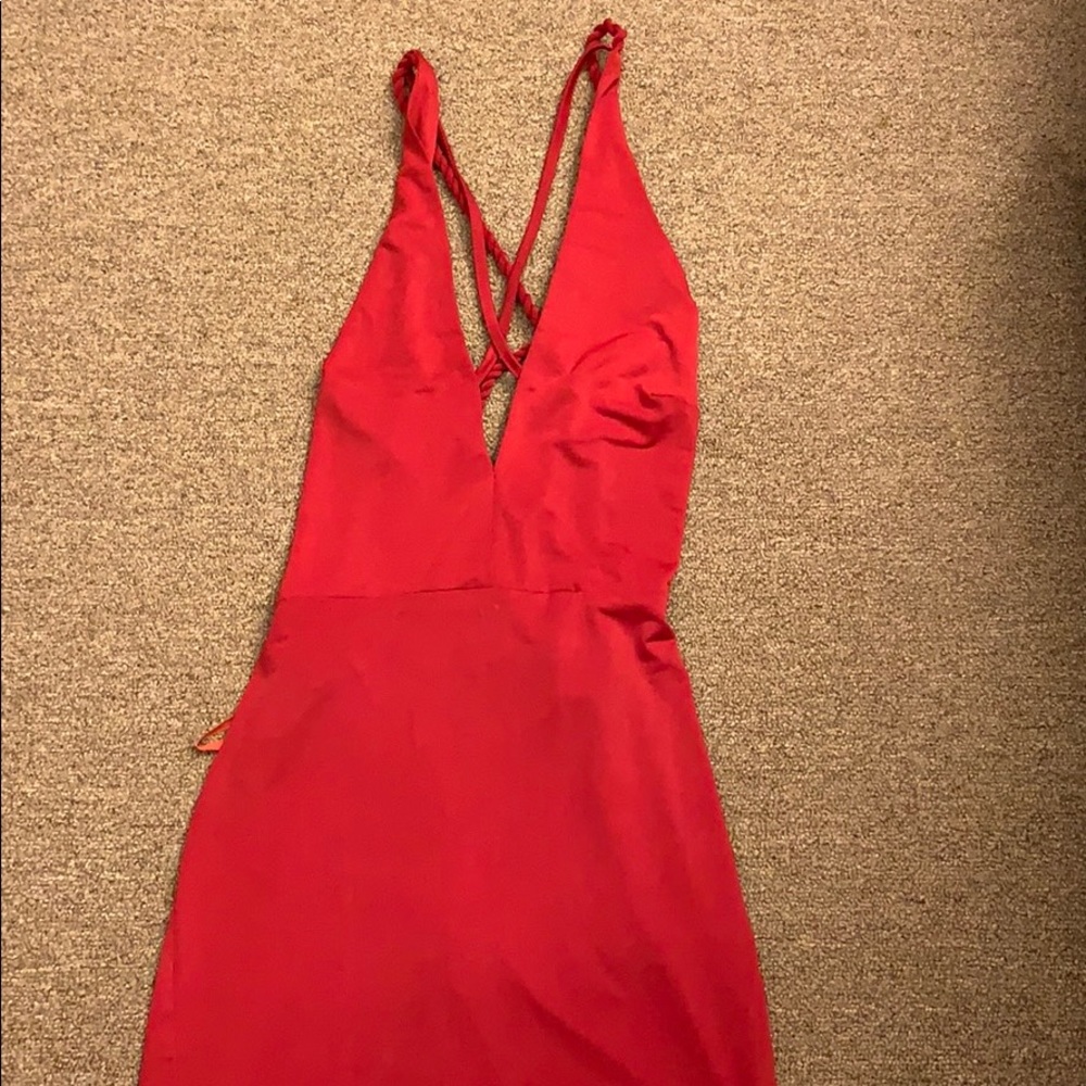Red dress
